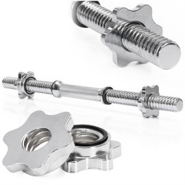 Къс лост 48 см за силови тренировки, за дъмбели 28 мм, хромирана стомана ACT0003