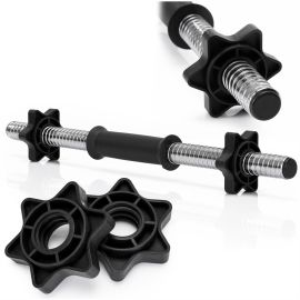 Къс лост 45 см за силови тренировки, за дъмбели 25 мм, хромирана стомана ACT0004