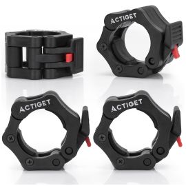 Скоби за щанга 50 мм, комплект от 2, олимпийски скоби, челюстна скоба ACT0014