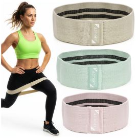 Ластици за упражнения, комплект от 3 броя, съпротивление 3-31 кг, ластици за фитнес и рехабилитация ACT0107