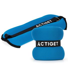 Тежести за ръце и крака 2x2 кг за домашни тренировки, фитнес и кардио, сини ACT0130