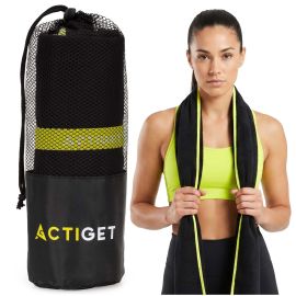 Бързосъхнеща кърпа 180x100 см спортна, басейн, плаж, микрофибър ACT0189