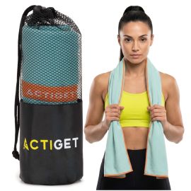 Бързосъхнеща кърпа 150x75 см спортна, за басейн, за плаж, микрофибър ACT0194