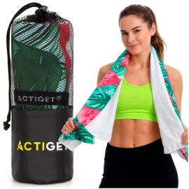 Бързосъхнеща спортна и плажна кърпа 180x100 см за басейн, микрофибър ACT0196