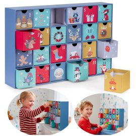 Адвент календар, 24 декоративни кутии, коледна украса CA1507