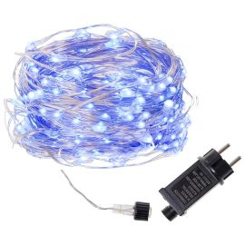 LED Декоративни коледни лампчки, 100 светодиода, сини CL0080