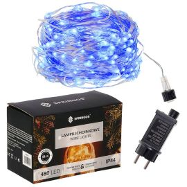 LED Коледни лампички за елха с 480 светодиода, сини CL0510