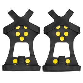 Дръжки за туристически обувки, противоплъзгащи шипове, размер 36-40, черни CS0170