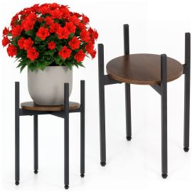 Метална стойка за цветя 42,5 см с модерен индустриален стил в лофт стил за хол GA0216