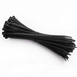 Комплект кабелни връзки 100 бр. 15 см черни кабелни връзки универсални кабелни връзки GA0268