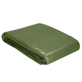 Брезент 120g/m2 4x4m дебел защитен лист зелен GA2132