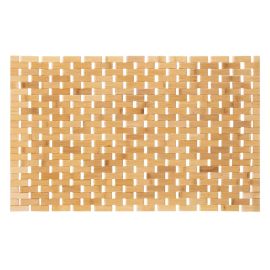 Килим, постелка за баня, бамбук 80x50 см, противоплъзгащ HA7530