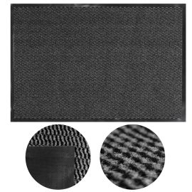 Изтривалка за врата, за външна и вътрешна употреба 90x60 черно-графитна HA7533