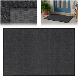 Изтривалка, за външна и вътрешна употреба 120x80 черно-графитна HA7535