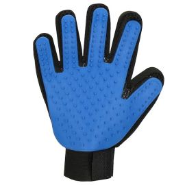 Ръкавица за разресване на кучета и котки, четка за разресване на козината, синьо и черно PA0215